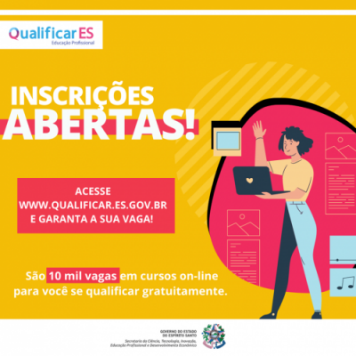 Projeto Qualificar ES Abre Vagas Gratuitas Em Diversos Cursos