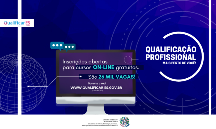 Programa Qualificar abre inscrições para cursos on line gratuitos